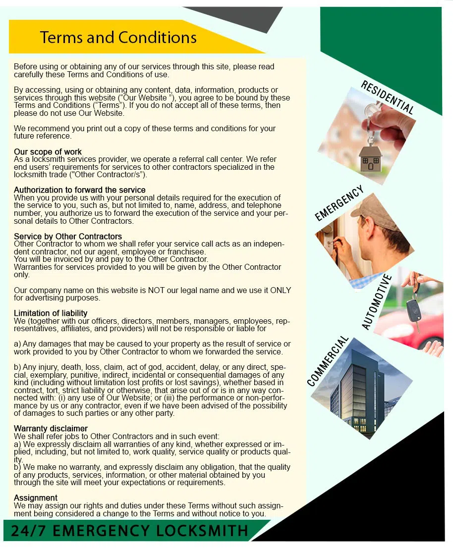 Amber Locksmith Store Centreville, VA 703-570-4151 - terms-and-condition-68-19mod